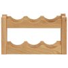 Wine Rack for Bottles 37x21x21 cm Solid Oak Wood – 6