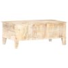 Coffee Table 100x55x40 cm – Rough Acacia Wood