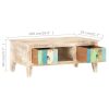 Coffee Table 100x55x40 cm – Rough Acacia Wood