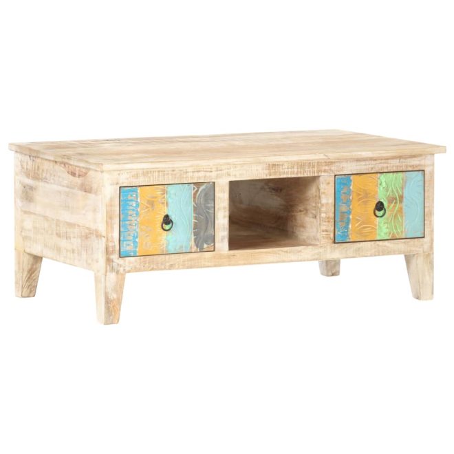 Coffee Table 100x55x40 cm – Rough Acacia Wood