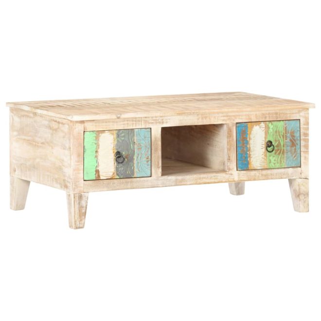 Coffee Table 100x55x40 cm – Rough Acacia Wood