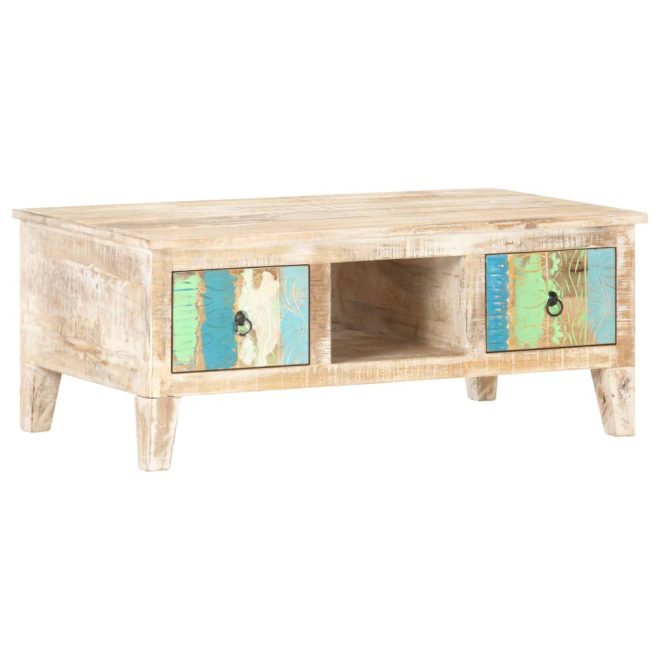 Coffee Table 100x55x40 cm – Rough Acacia Wood