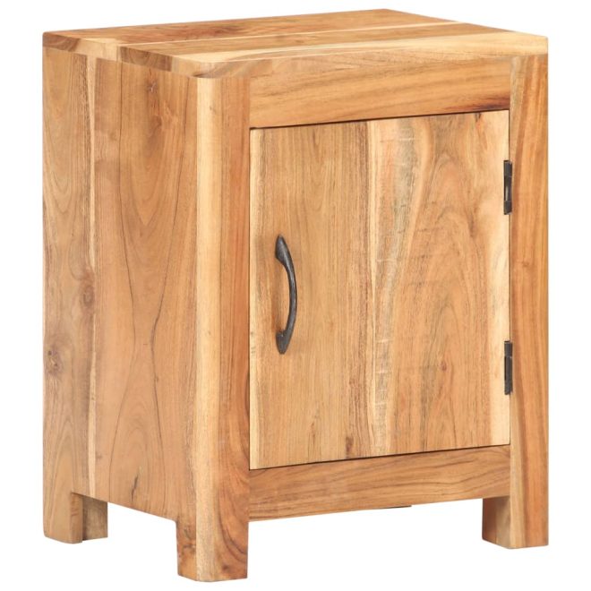 Hove Bedside Cabinet 40x30x50 cm Solid Acacia Wood