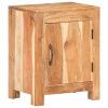 Hove Bedside Cabinet 40x30x50 cm Solid Acacia Wood