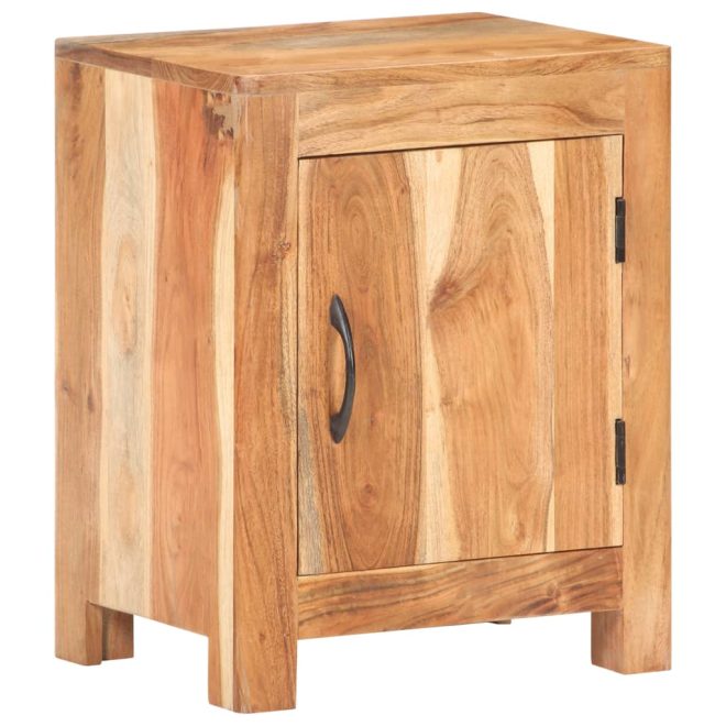 Hove Bedside Cabinet 40x30x50 cm Solid Acacia Wood