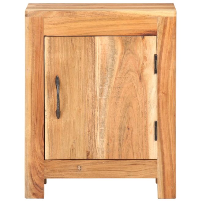 Hove Bedside Cabinet 40x30x50 cm Solid Acacia Wood