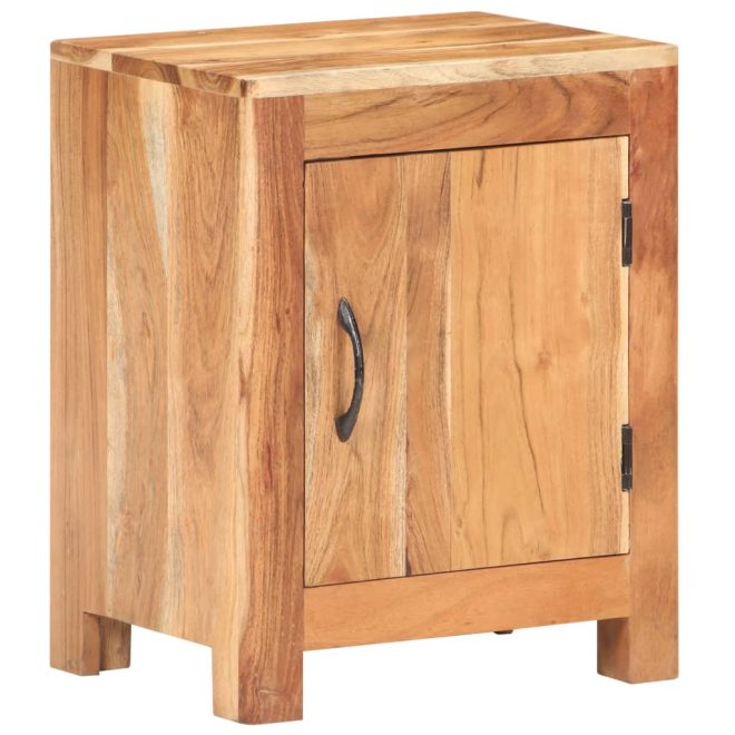 Hove Bedside Cabinet 40x30x50 cm Solid Acacia Wood