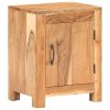 Hove Bedside Cabinet 40x30x50 cm Solid Acacia Wood