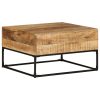 Coffee Table 68x68x41 cm – Rough Mango Wood