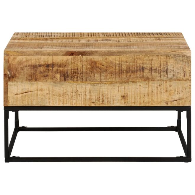 Coffee Table 68x68x41 cm – Rough Mango Wood