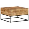 Coffee Table 68x68x41 cm – Rough Mango Wood