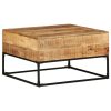 Coffee Table 68x68x41 cm – Rough Mango Wood