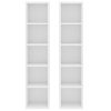 CD Cabinets 21x16x93.5 cm Engineered Wood – White