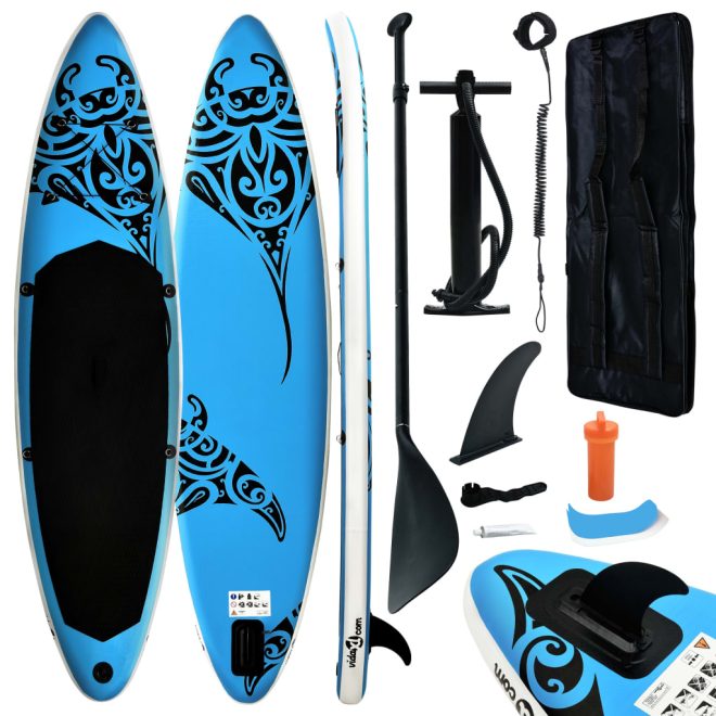 Inflatable Stand Up Paddleboard Set – 305x76x15 cm, Blue