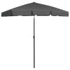 Beach Umbrella – 180×120 cm, Anthracite