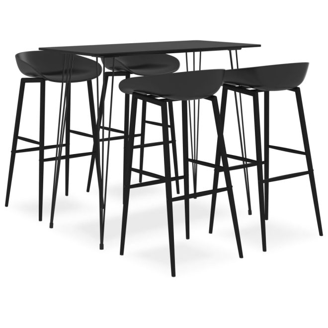 5 Piece Bar Set – Black