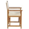 Folding Director’s Chairs 2 pcs Solid Teak Wood