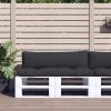 Pallet Cushions Polyester – Black, Middle Sofa