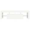 Brooklyn TV Cabinet with LED Lights 140×36.5×40 cm – White