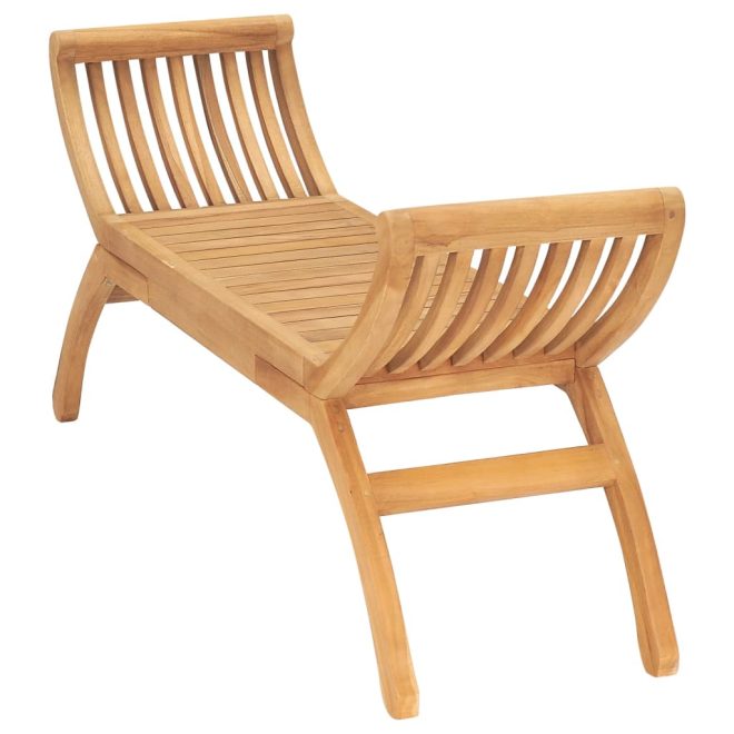 Garden Bench 120 cm Solid Teak Wood