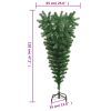 Upside-down Artificial Christmas Tree with Stand – 120×65 cm, Green