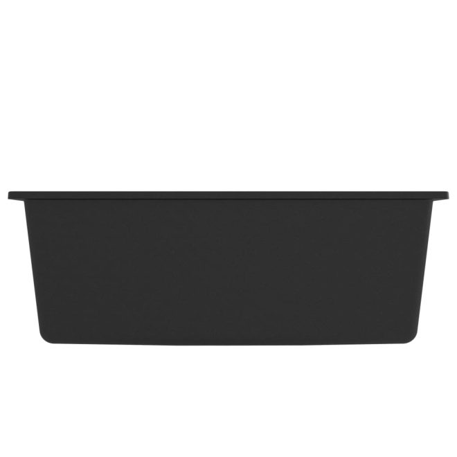 Kitchen Sink with Overflow Hole Granite – Black