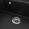 Kitchen Sink with Overflow Hole Granite – Black