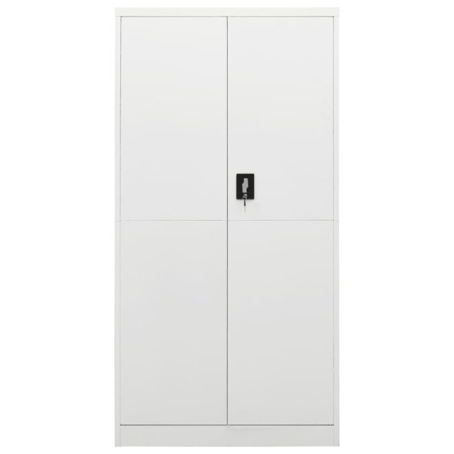 Locker Cabinet 90x40x180 cm Steel – White