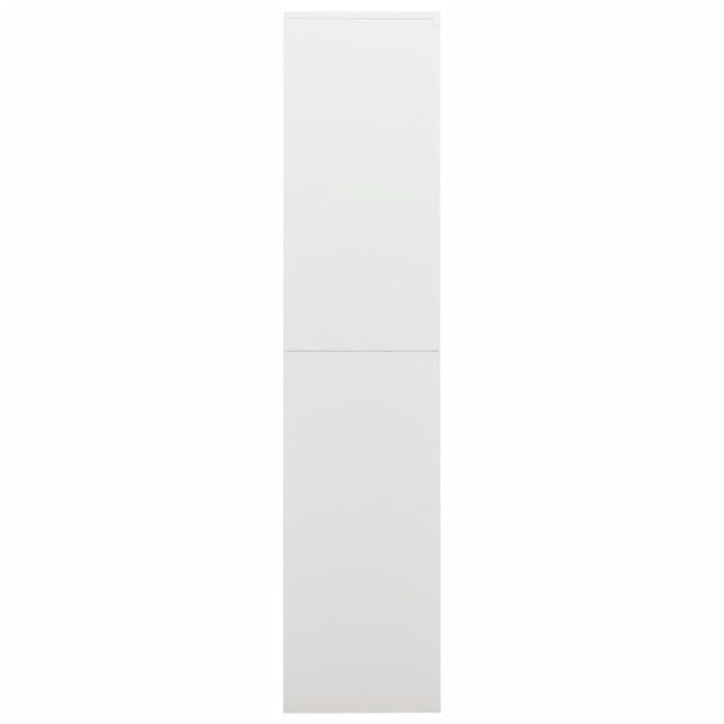 Locker Cabinet 90x40x180 cm Steel – White