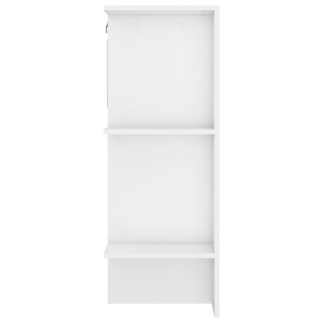 Hallway Cabinets 2 pcs White Engineered Wood