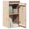 Wall Cabinet 30x30x60 cm Solid Wood Pine – Brown, 1