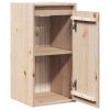 Wall Cabinet 30x30x60 cm Solid Wood Pine – Brown, 1