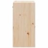 Wall Cabinet 30x30x60 cm Solid Wood Pine – Brown, 1