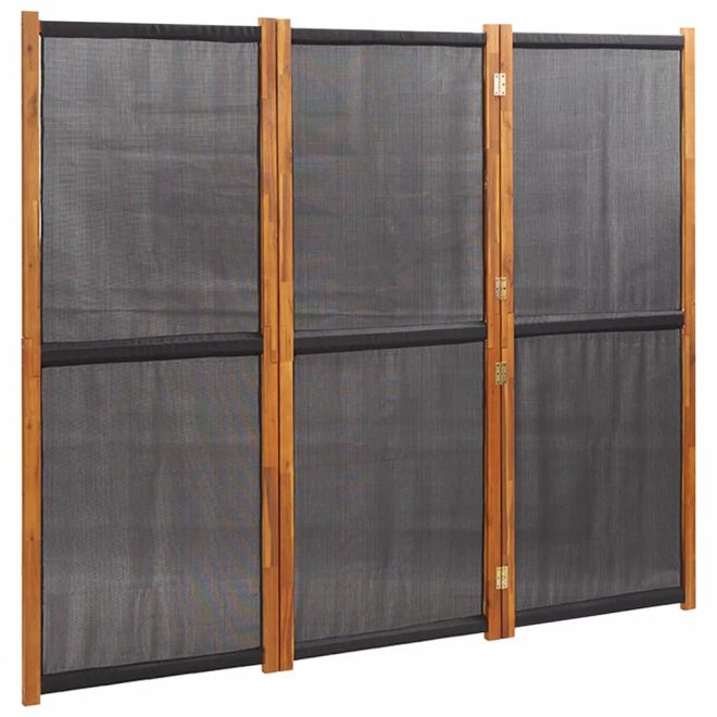 Ellicott Room Divider – 210×180 cm, Black