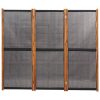 Ellicott Room Divider – 210×180 cm, Black