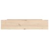 Bed Drawers 4 pcs Solid Wood Pine – 95x57x18 cm, Brown