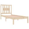 Ponde Bed Frame Solid Wood – SINGLE, Brown