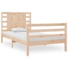 Allison Bed Frame Solid Wood Pine – SINGLE, Brown