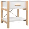 Peoria Bedside Tables 2pcs 42x38x45 cm Engineered Wood – White