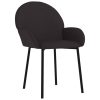 Dining Chairs 2 pcs Black Faux Leather