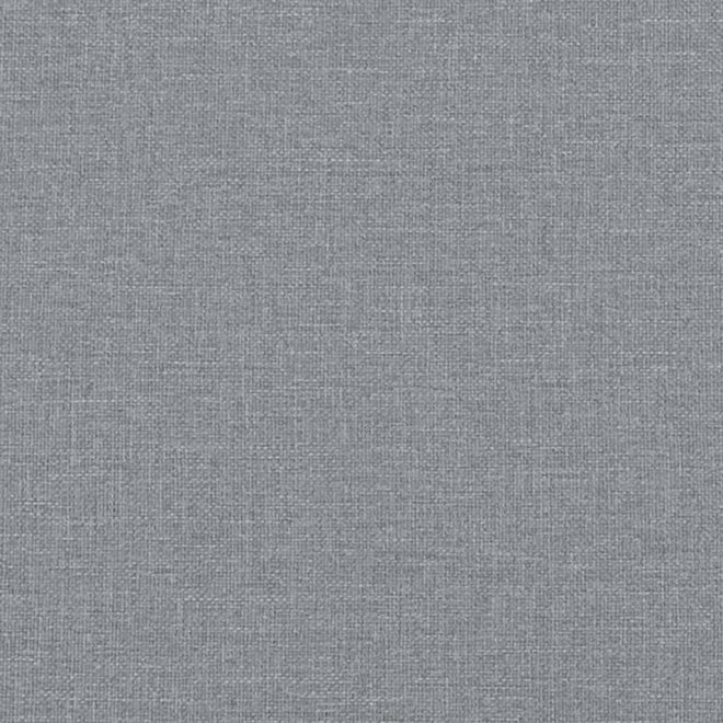 Footstool Fabric – 60x50x41 cm, Light Grey