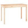 Dining Table Solid Wood Pine – 110x55x75 cm