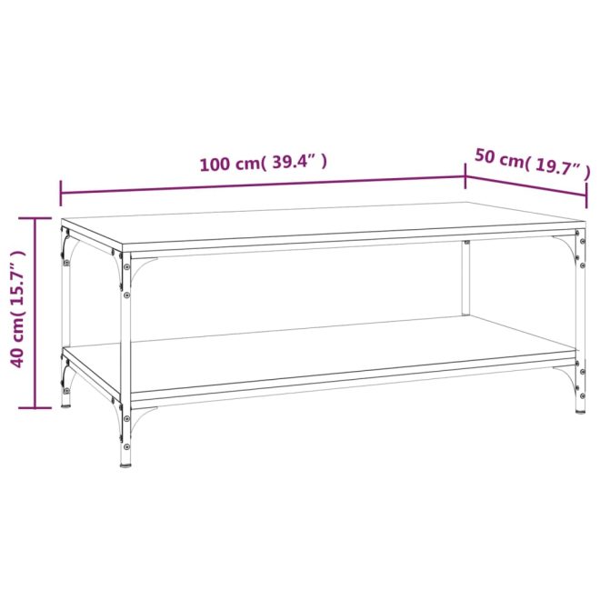 Dunmore Coffee Table Engineered Wood