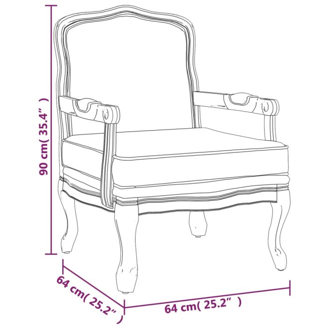 Sofa Chair 64x64x90 cm linen – Beige