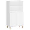 Highboard 60x36x110 cm Engineered Wood – White