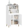 Highboard 60x36x110 cm Engineered Wood – White