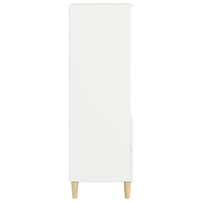 Highboard 40x36x110 cm Engineered Wood – White