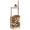 Log Holder 33.5x30x110 cm Solid Wood Pine