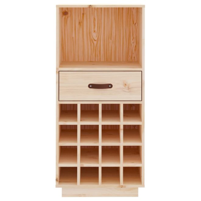 Wine Cabinet 45x34x100 cm Solid Wood Pine