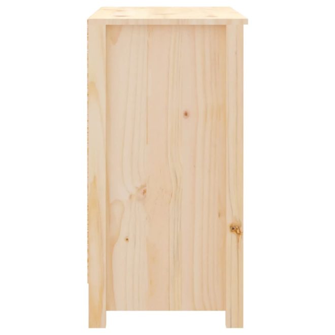 Book Cabinet Solid Wood Pine – 80x35x68 cm